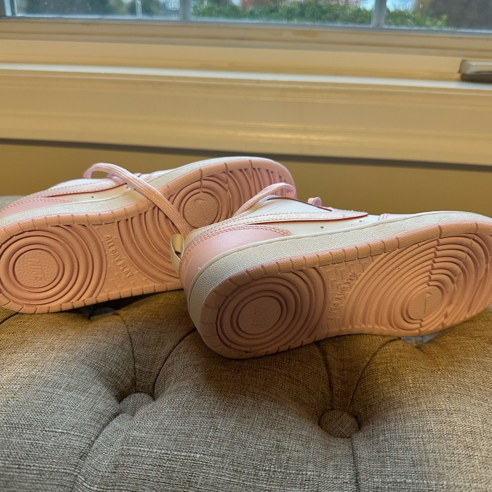 Nike Light Pink and White Sneakers - Picture 3 of 5
